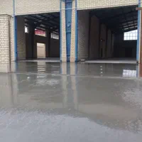 بتن ریزی کف با ماله پروانه ای و تراز لیزری