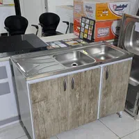 کابینت تمام فلزی نو با سینک نو