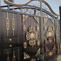 درب حیاط باغ آهنی پنجره گل آرا گردالمهدی سنگین|مصالح و تجهیزات ساختمان|تبریز, |دیوار