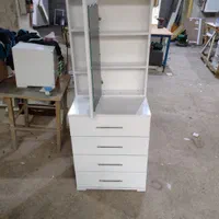 میزآرایش۴کشو سایز متوسط|جاکفشی، کمد، دراور|رشت, آب آسیاب|دیوار