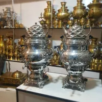 منقل ذغالی ضخیم برنجی سماوری|کلکسیون اشیاء عتیقه|کرمان, |دیوار