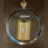 لوستر و آویز حلقه تک با حباب دو گلاس پاسارگاد|لوستر و چراغ آویز|مشهد, چهارچشمه|دیوار