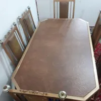 میزنهارخوری ۶ نفره فلزی  و۶صندلی|میز و صندلی غذاخوری|بندر ماهشهر, |دیوار