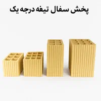 پخش انواع سفال تیغه 10 و 15 از کارخانه|مصالح و تجهیزات ساختمان|کرج, چمن|دیوار