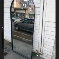فروش اینه گنبدی قدی فلزی ساده پنجره ای پایه دار|آینه|کرج, گوهردشت|دیوار