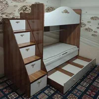 تولیدتخت دوطبقه برا تمامی سنین در رنگ ها مختلف|تخت و سرویس خواب|همدان, |دیوار
