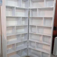 کتابخانه شبکه ای|کتابخانه، شلف، قفسه‌های دیواری|قم, امامزاده ابراهیم|دیوار