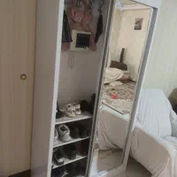 جاکفشی ریلی و آیینه دار جادار و دارای جالباسی|جاکفشی، کمد، دراور|تهران, جوادیه تهرانپارس|دیوار