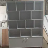 کتابخانه و قفسه نو|کتابخانه، شلف، قفسه‌های دیواری|آفتاب, |دیوار