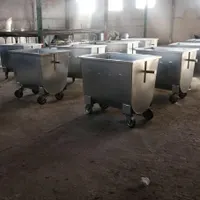 سطل گالوانیزه مکانیزه مخزن زباله گالوانیزه محدب|مصالح و تجهیزات ساختمان|تهران, شهر‌زیبا|دیوار