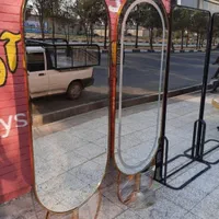 دکور آرایشگاه آینه طلایی فلزی|آرایشگاه و سالنهای زیبایی|مشهد, نوید|دیوار