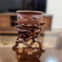 ظرف پایه دار چوبی|صنایع دستی و سایر لوازم تزئینی|تهران, قیام|دیوار