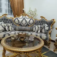 فروش مبلمان استیل 10 نفره با ناهارخوری 8نفره  نفره