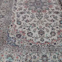 قالی ۶ متری کرم جفت سالم ارکان|فرش|کرج, برغان|دیوار