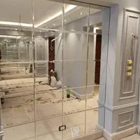 آینه دکوراتیوطرح مربع مستقیم کارخانه کیفیت بالا|آینه|تهران, ستارخان|دیوار