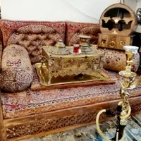 سرویس تمام ترمه پشتی شاه نشین طرح فیروزه مدل گرین|پشتی|مشهد, وکیل‌آباد|دیوار
