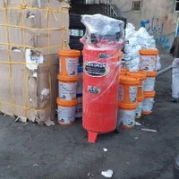 پمپ باد کمپرسور ۱۰۰لیتری با گارانتی تعویض شرکتی|ماشین‌آلات صنعتی|رشت, بلوار گیلان|دیوار