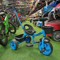 سه چرخه هارلی پدالی فرمان هدایتی سبددار/سیسمونی|اسباب‌بازی بچه|مشهد, توس (بلوار توس)|دیوار