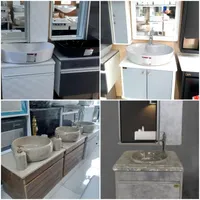 روشویی دیواری کابینتی سنگی منصور