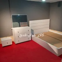 سرویس تختخواب تری لاین+تخت+دراور+پاتختی+فندق|تخت و سرویس خواب|مشهد, فرهنگ|دیوار