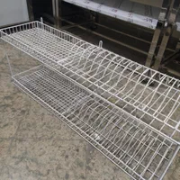 آبچکان صنعتی دو طبقه سینک ظرفشویی استیل و آبکاری|آب‌چکان و نظم‌دهنده ظروف|تهران, یافت آباد جنوبی|دیوار
