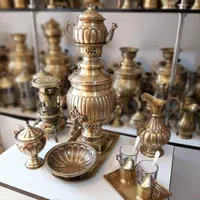 سماور زغالی شب برنجی ذغالی  گازی سماوری منقل|سماور، چای‌ساز، قهوه‌ساز|قزوین, |دیوار