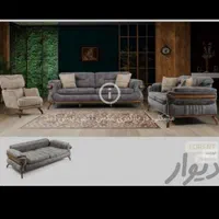 مبل راحتی هشت نفره تخت تاشو لورنت کیفیت بالا|مبلمان خانگی و میز عسلی|قم, باسکول|دیوار
