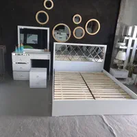 سرویس اتاق خواب دو نفره تخت خواب دونفره ماه|تخت و سرویس خواب|مشهد, سیس‌آباد|دیوار