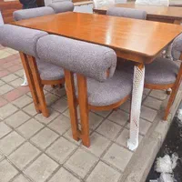 میز و صندلی چوب|میز و صندلی غذاخوری|رشت, رودبارتان|دیوار