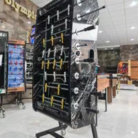 میز هایگلاس فوتبال دستی ۴ چرخ بیلیارد