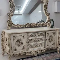 میز کنسول و میز تی وی استخوانی|بوفه، ویترین، کنسول|صباشهر, |دیوار