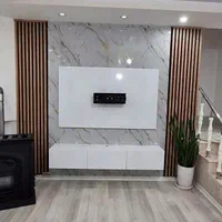 کاغذدیواری سقف کاذب لمینت پارکت فنس برگی|مصالح و تجهیزات ساختمان|فردیس, |دیوار