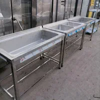 سینک صنعتی و میز کار استیل میزکار