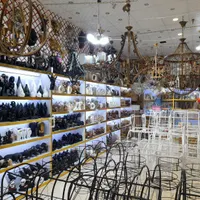 لوستر رنگ کوره و آبکاری پایه گلدان کالسکه ای مجسمه|لوستر و چراغ آویز|قم, سراجه (۱۵ خرداد)|دیوار