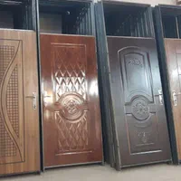 پخش درب چوبی با چهارچوب و قفل دستگیره پیش ساخته