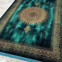 فرش لامیا ۱۲۰۰شانه طرح پانید سبز کله قاضی ۱۲متری|فرش|شیراز, دروازه قران|دیوار