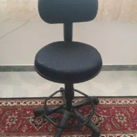 صندلی آزمایشگاهی گردان چرخدار