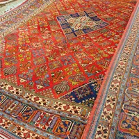 قالی ۱۲ متری دستباف نقشه هندسی