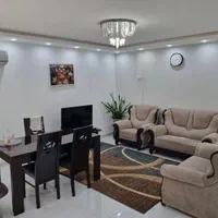 مبله دوخوابه شیک باپارکینگ فول امکانات،نیایش کد 02