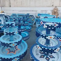 آبنما کاشیکاری فرشتگان چراغخور فواره دار|مصالح و تجهیزات ساختمان|کرمانشاه, |دیوار