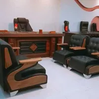 میز مدیریت کارمندی صندلی لیندا انتیک|دفتر کار|هشتگرد, |دیوار