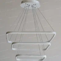 لوستر LED /smd مدرن سه طبقه ریموت دار|لوستر و چراغ آویز|تبریز, |دیوار