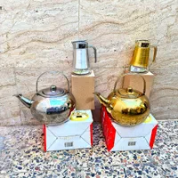 ست کتری،شکرپاش طلایی|قوری، کتری، قهوه‌ساز دستی|اهواز, حصیرآباد|دیوار