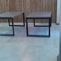 میز کنفرانس 6 نفره 210*90 پایه فلزی مدرن|دفتر کار|کرج, چهارصد دستگاه|دیوار