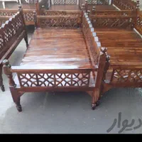 تخت سنتی کد ۸۷۹۸|مبلمان خانگی و میز عسلی|اصفهان, حصه شمالی|دیوار