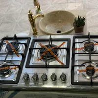 اجاقگاز رومیزی صفحه ای استیل با ترمکوبل