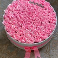دسته گل رز زرشکی صورتی|گل مصنوعی|تهران, نعمت‌آباد|دیوار