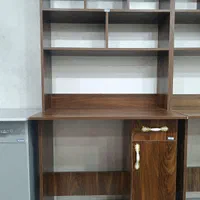 میز تحریر کتابخانه دار ساده و شیک|میز تحریر و کامپیوتر|کاشان, |دیوار