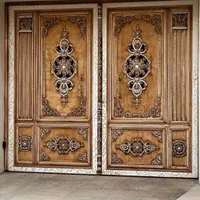 درب باغی باغ گل نرده حفاظ و فرفورژه ساده شیک