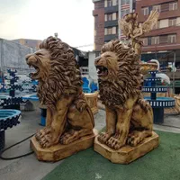 شیر سنگی پایه چراغ و پایه پرچم